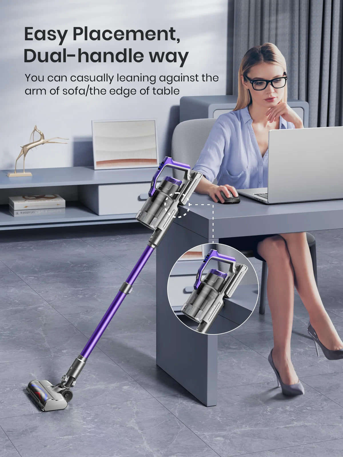 Honor 450W 38000PA wireless vacuum cleaner home vacuum cleaner powerful cordless car Hoover smart touch screen