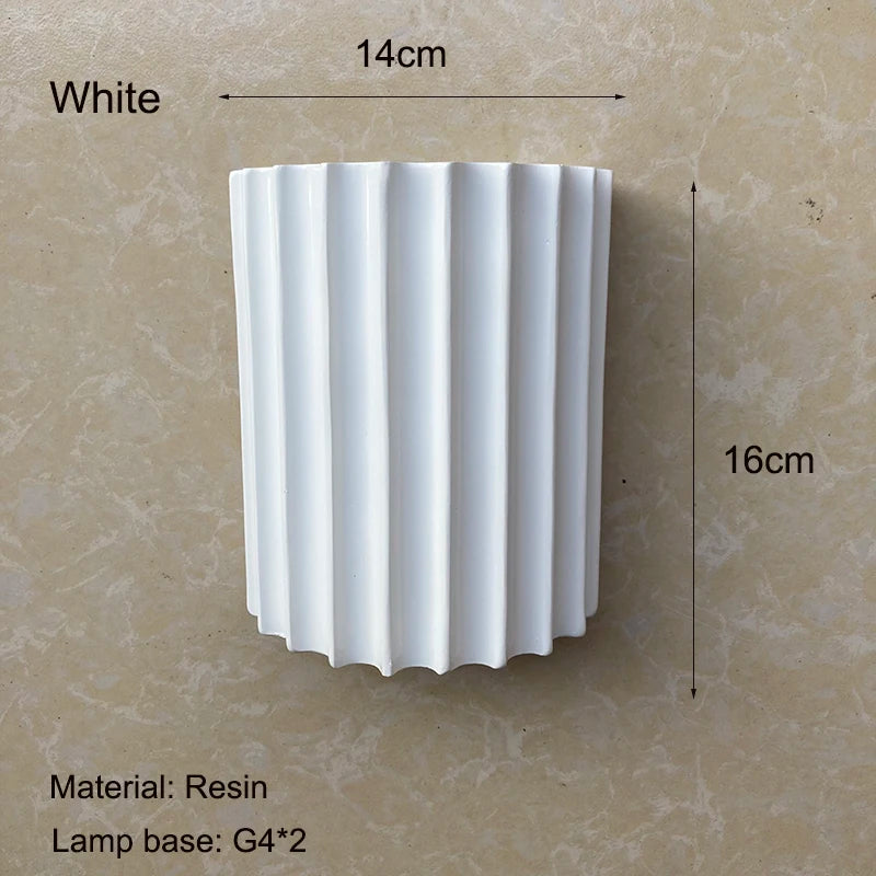 Resin High-end Fashionable Bedroom Living Room Dining Room Wall Lamp Warm Atmosphere Wall Lamp Llighting Balcony Wall Lamp