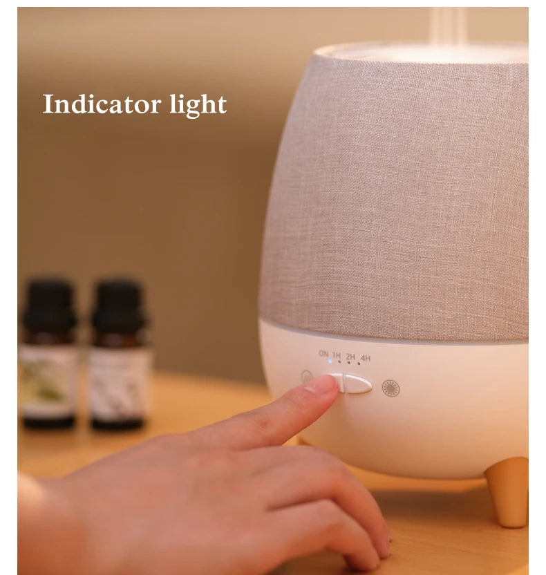 Electric Aroma Air Diffuser 300ml Aromatherapy Essential Oil Diffuser Remote Control Ultrasonic Mist Humidifier with Night Light