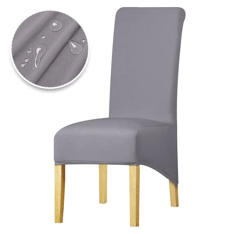 Real Waterproof Fabric Chair Cover Stretch Seat Chair Covers Ventilate Bar Chair Slipcover Universal Size Chair Cover For Room