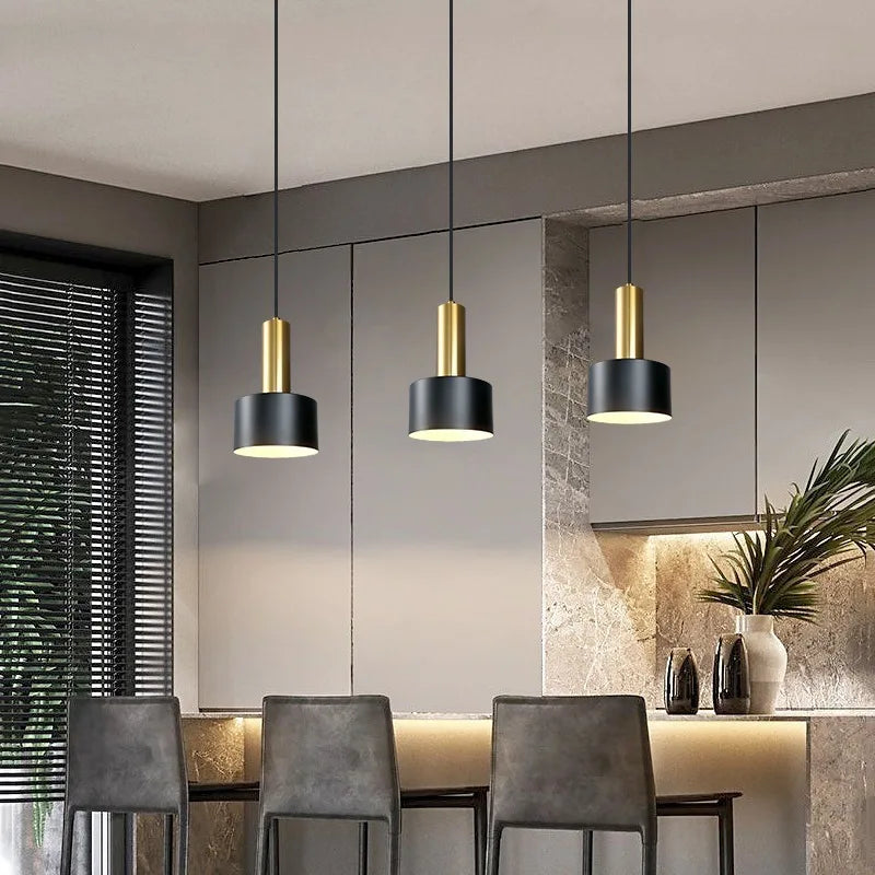 Lighting for Living Room Home Decor Nordic Simple Restaurant Three Chandeliers Luxury Modern Bedroom Bedside Long Table Bar Lamp