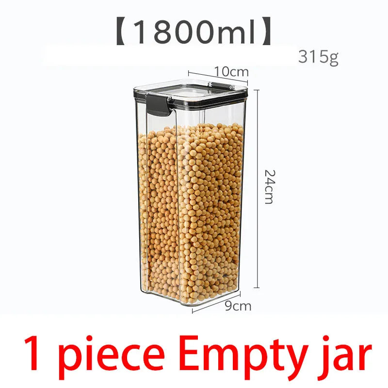 Food Storage Containers Set with Lids, Ideal for Kitchen Pantry Organization and Storage