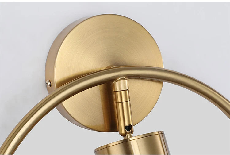 Nordic Bedroom Lights Room Decor Wall Light Lamps for Living Room Gold Wall Decor Lights for Wall Bedside Lamp