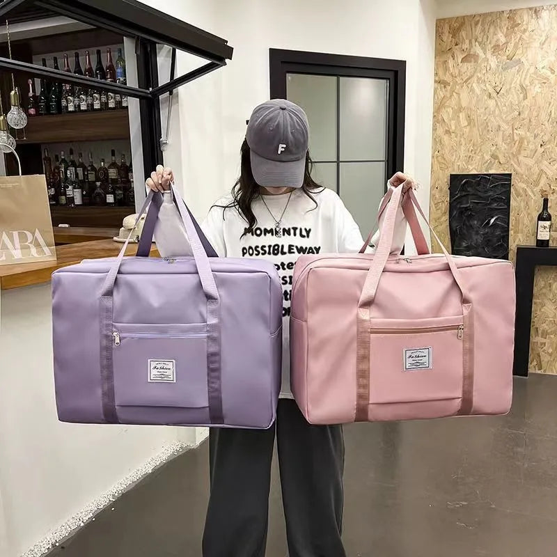 Travel Large Capacity Storage Bag Zipper Portable Sports Bag Versatile Gym Handbag Small, Medium, and Large