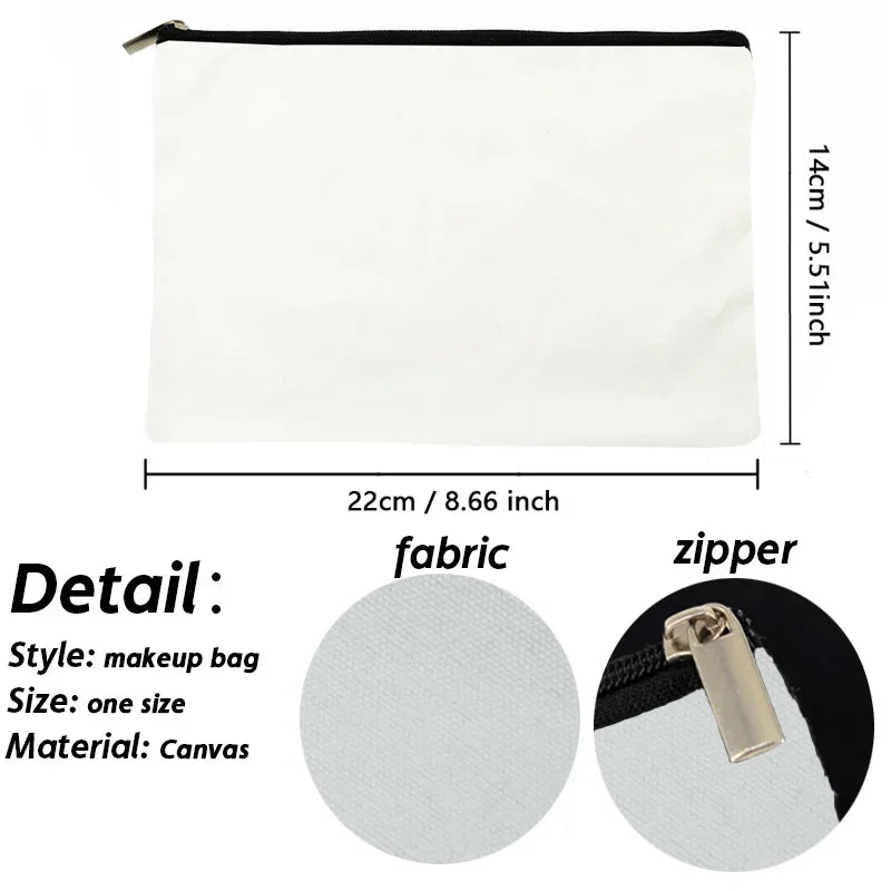 Personal Custom DIY Logo Make Up Pouch Student Pencil Makeup Bags Travel BagsCosmetic Case Toiletries Organizer Ladies Storage