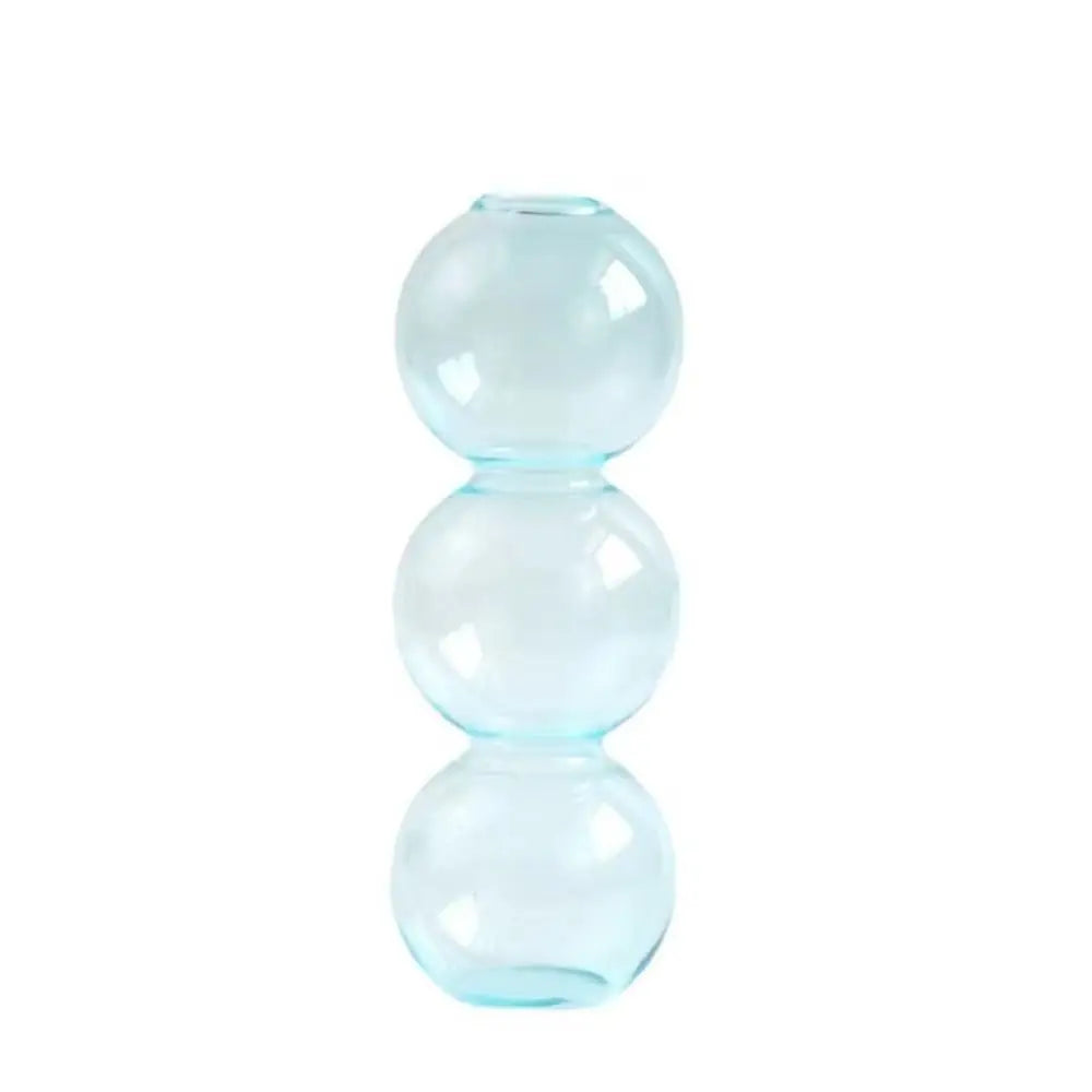 Crafts Romantic Glass Vase Simple Modern Hydroponic Flower Pot Funny Creative Spherical Flower Vase Dining Room