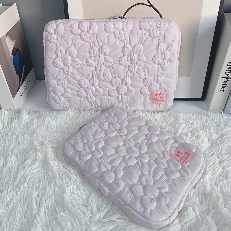 Macaron Laptop Tablet Sleeve Bag For Ipad Air6 Pro11/10.9/10.5/10.2/9.7 Macbook 13.3 13.6 14 15 15.6 16 Inch Inner Bag