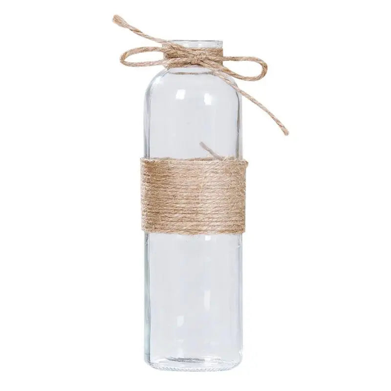 Glass Vase Thickened And Wear Resistant High Quality Thickened Glass Home Decoration Flower Ornaments Flanging Design Circular