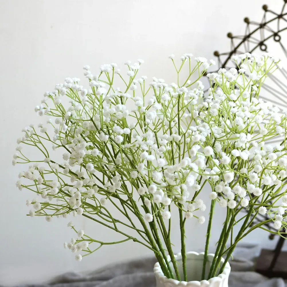 1 Bunch Artificial Fake Silk Gypsophila Flowers Wedding Bouquet Home Decoration Simulation Gypsophila Flower Home Garden decor