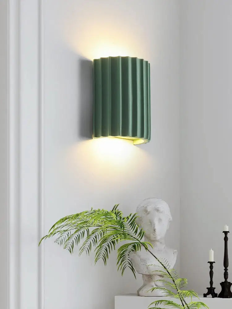 Resin High-end Fashionable Bedroom Living Room Dining Room Wall Lamp Warm Atmosphere Wall Lamp Llighting Balcony Wall Lamp