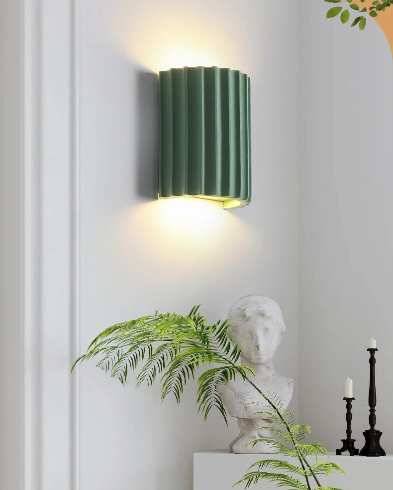 Resin High-end Fashionable Bedroom Living Room Dining Room Wall Lamp Warm Atmosphere Wall Lamp Llighting Balcony Wall Lamp