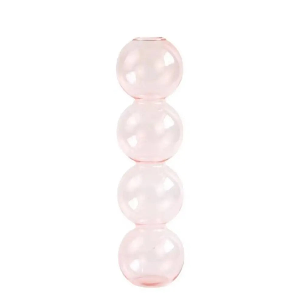 Crafts Romantic Glass Vase Simple Modern Hydroponic Flower Pot Funny Creative Spherical Flower Vase Dining Room