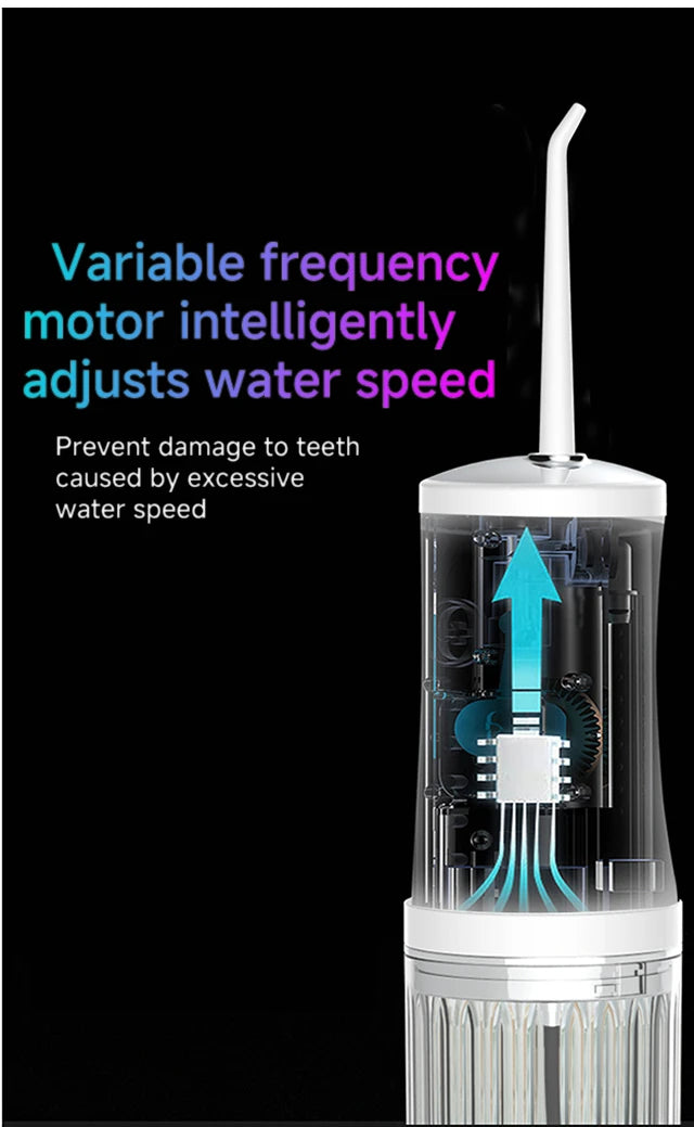 Portable Innovative Electric Dental Irrigator Water Flosser High Pressure Water Thread Ultrasonic Cleaner Teeth Cleaning Tools