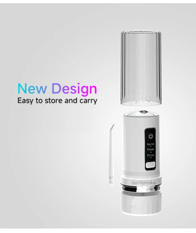 Portable Innovative Electric Dental Irrigator Water Flosser High Pressure Water Thread Ultrasonic Cleaner Teeth Cleaning Tools