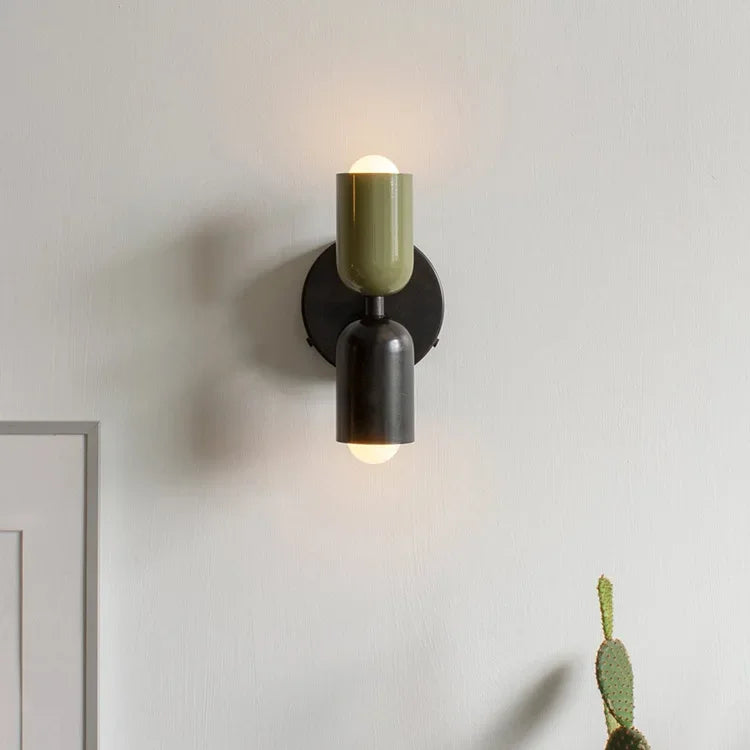 Nordic living room wall lamp simple modern bedroom bedside aisle children's room background wall lamp E27 home decoration