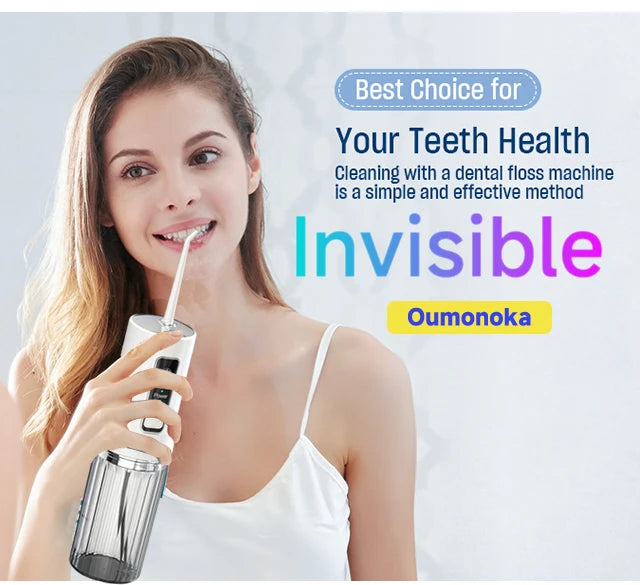 Portable Innovative Electric Dental Irrigator Water Flosser High Pressure Water Thread Ultrasonic Cleaner Teeth Cleaning Tools