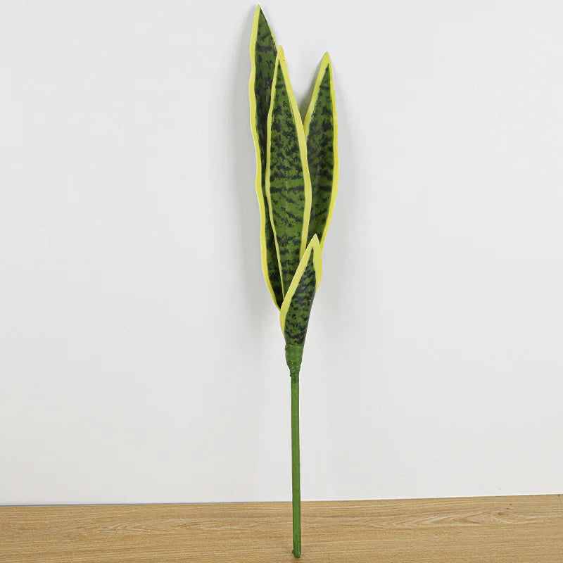 Artificial Snake Plant Single Branch Indoor Landscaping Crown Blue Agave Nordic Floor Decoration Green Plants