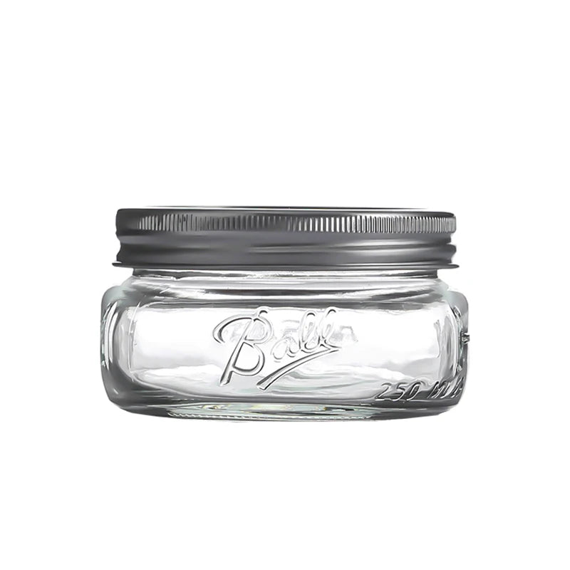 American Mason Jar Glass Transparent Oat-Sealed Beverage Cup Durable Kitchen Storage Container for Milk Shake & Juice