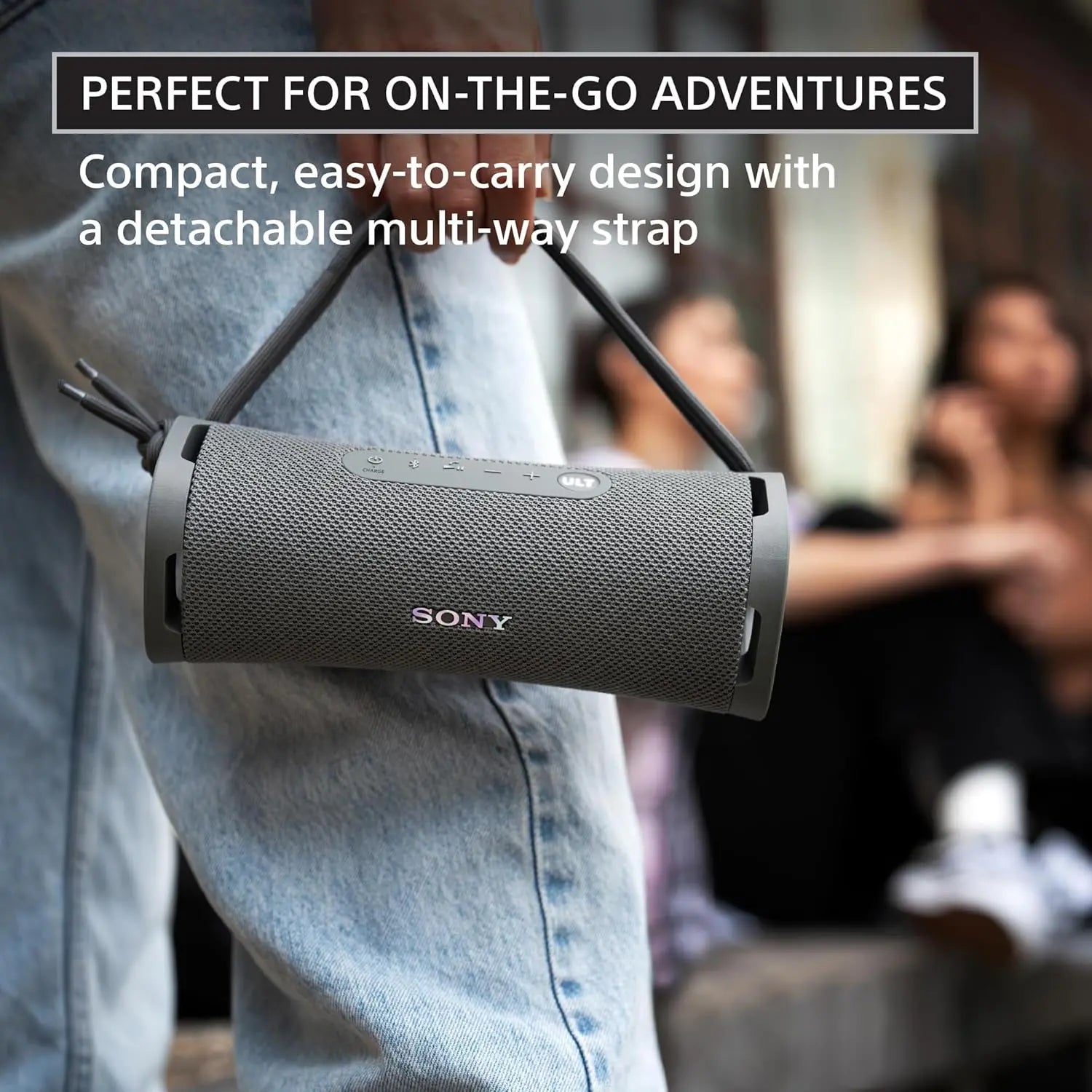 Certified Refurbished - Sony - ULT FIELD 1 Wireless Bluetooth Speaker - Forest Gray