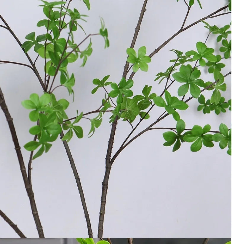 Artificial  Green Leaves Branch Real Touch  Enkianthus Perulatus Home Decoration New Green Plant Decor Andromeda  INS