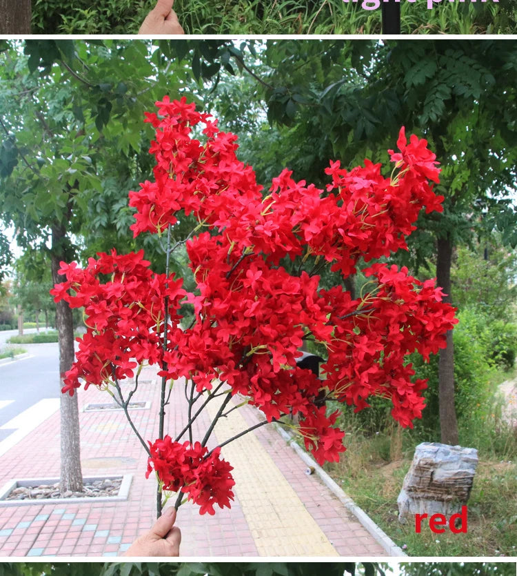 Artificial Lilac Flower Arrangement Fake Plant Wedding Road Lead Flower DIY Home Hotel Christmas Party Decorations