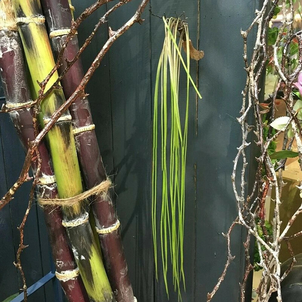 Artificial Plastic Grass Leaves Simulation Fake Plants Wall Hanging Home Decoration Plantas Artificiales Home Accessories