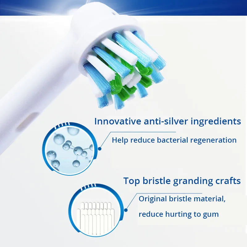 Original Oral B Replacement Brush Heads for Oral-B Rotating Electric Toothbrush Genuine Teeth Whitening Soft Bristle Refills