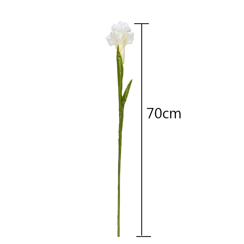Artificial Iris Flower Branch Spring Wedding Decor Home Table Decoration Flores Silk Fake Flower Party Supplies