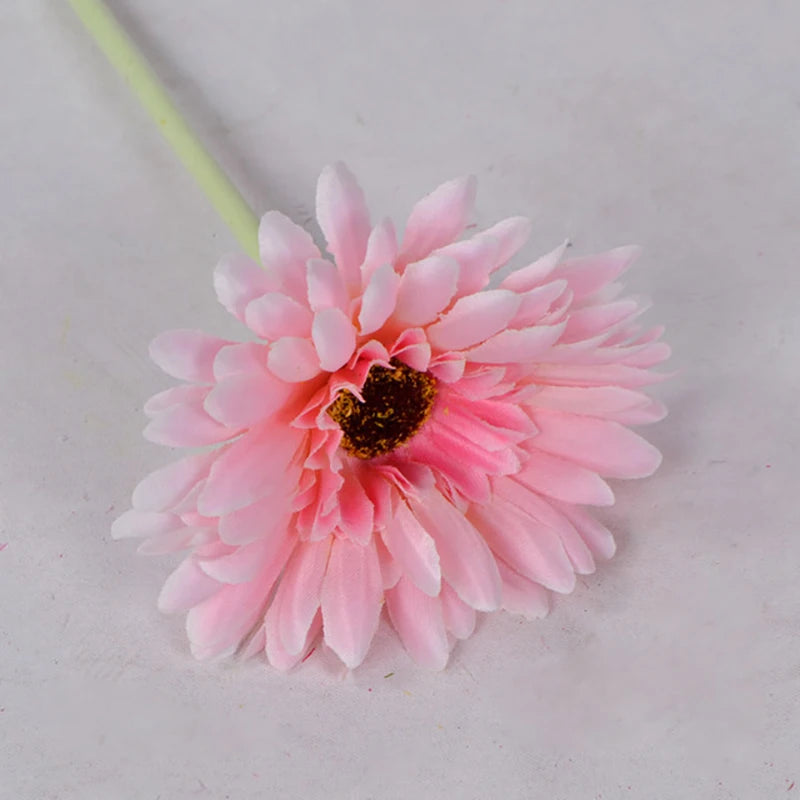 2/5pcs Artificial Flower 10cm Silk African Daisy Coreopsis Gerbera Fake Flower Decor for Home Wedding Luxury Home Decoration