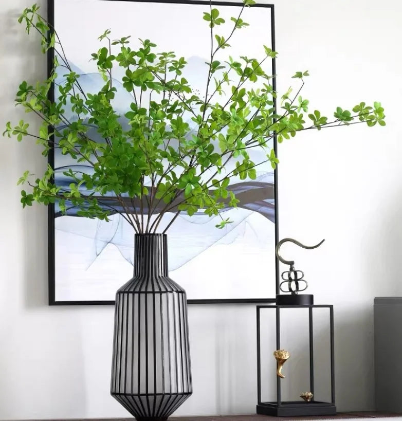 Artificial  Green Leaves Branch Real Touch  Enkianthus Perulatus Home Decoration New Green Plant Decor Andromeda  INS