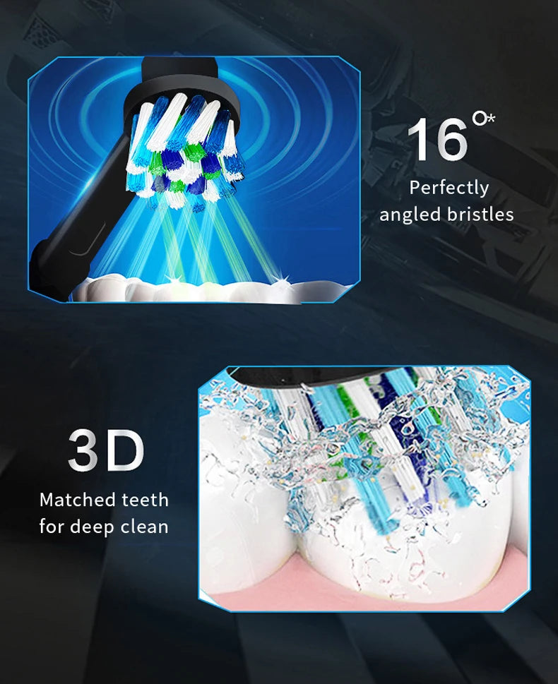 Original Oral B Replacement Brush Heads for Oral-B Rotating Electric Toothbrush Genuine Teeth Whitening Soft Bristle Refills