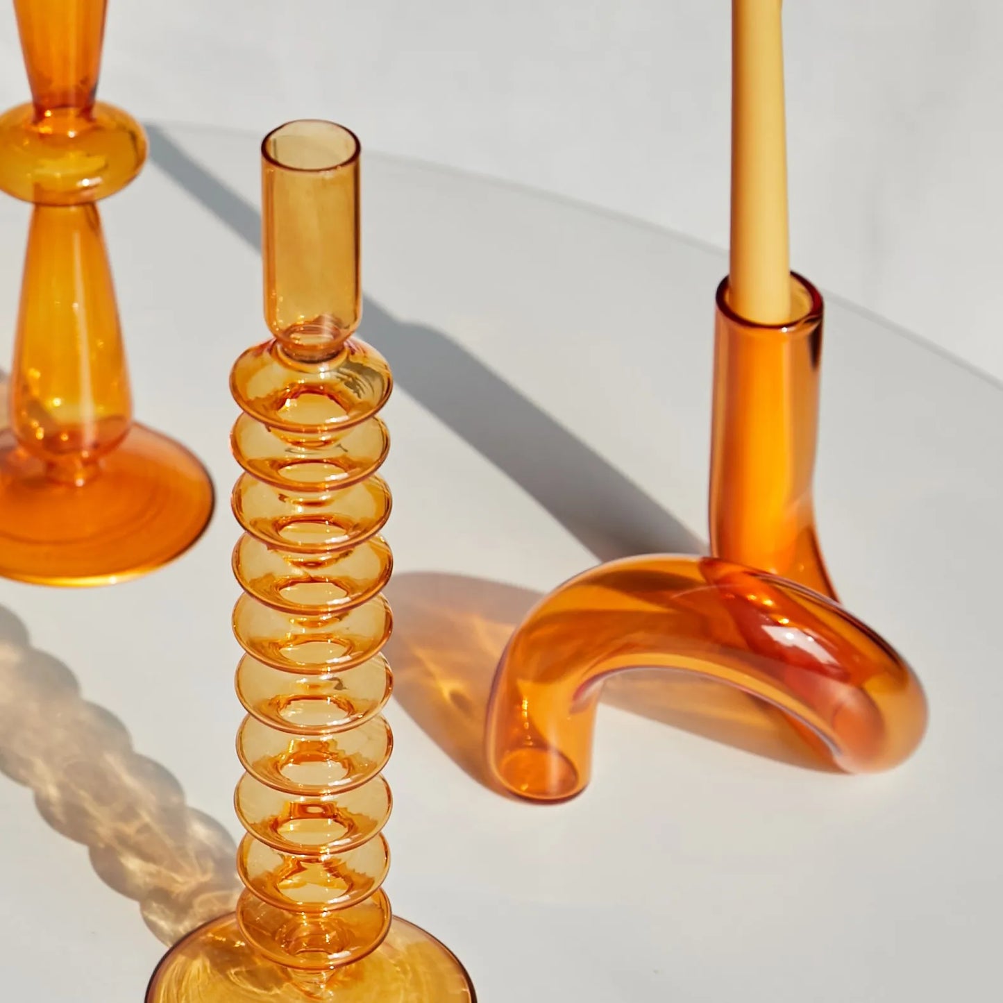 Glass Vases Clear Flower Vase Candle Holders Wedding Centerpieces Home Decoration Table Centerpieces Candlestick Holder