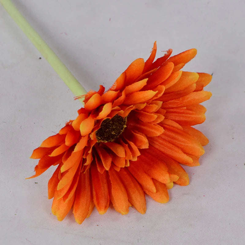 2/5pcs Artificial Flower 10cm Silk African Daisy Coreopsis Gerbera Fake Flower Decor for Home Wedding Luxury Home Decoration