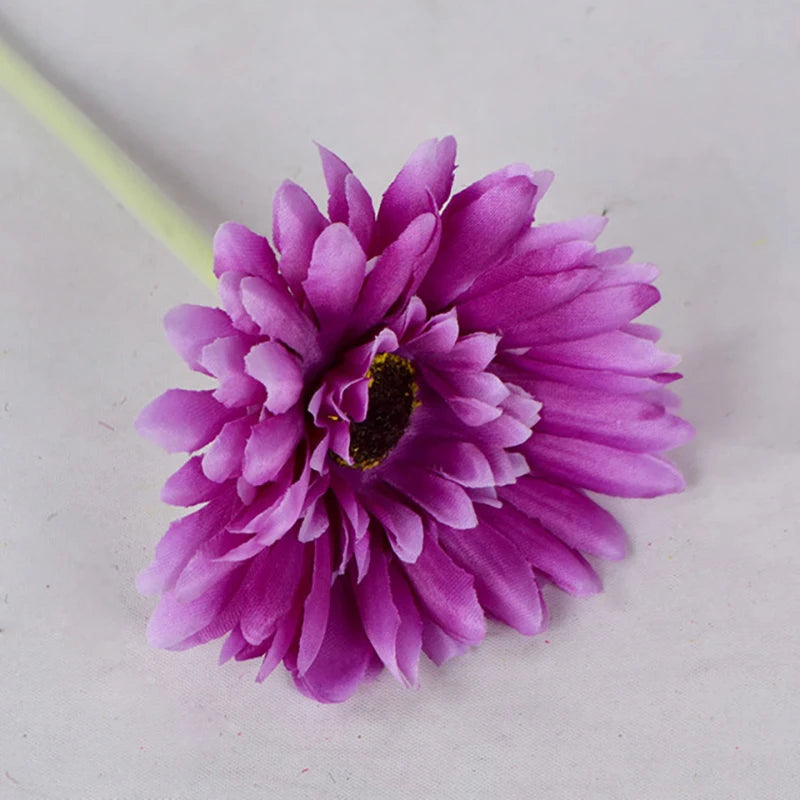 2/5pcs Artificial Flower 10cm Silk African Daisy Coreopsis Gerbera Fake Flower Decor for Home Wedding Luxury Home Decoration