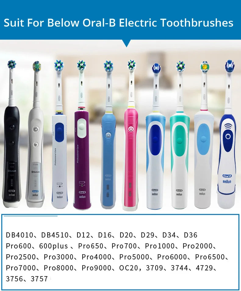Original Oral B Replacement Brush Heads for Oral-B Rotating Electric Toothbrush Genuine Teeth Whitening Soft Bristle Refills