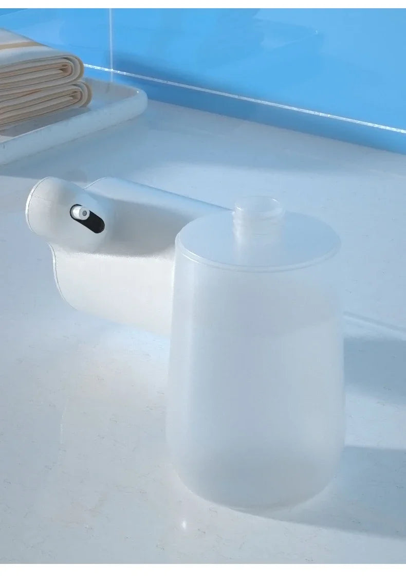 350ML Automatic Foam Soap Dispenser Bathroom Smart Washing Hand Machine USB Charging White ABS for Bathroom Toilet