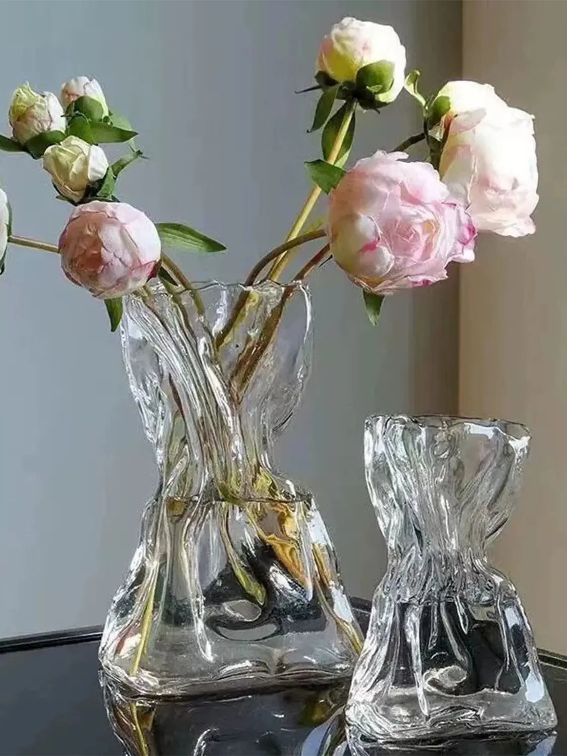 Clear Glass Vase Hydroponic Vase Home Pack Hydroponic Green Plant Vase Potted Flowers Vase Table Wedding Centerpieces