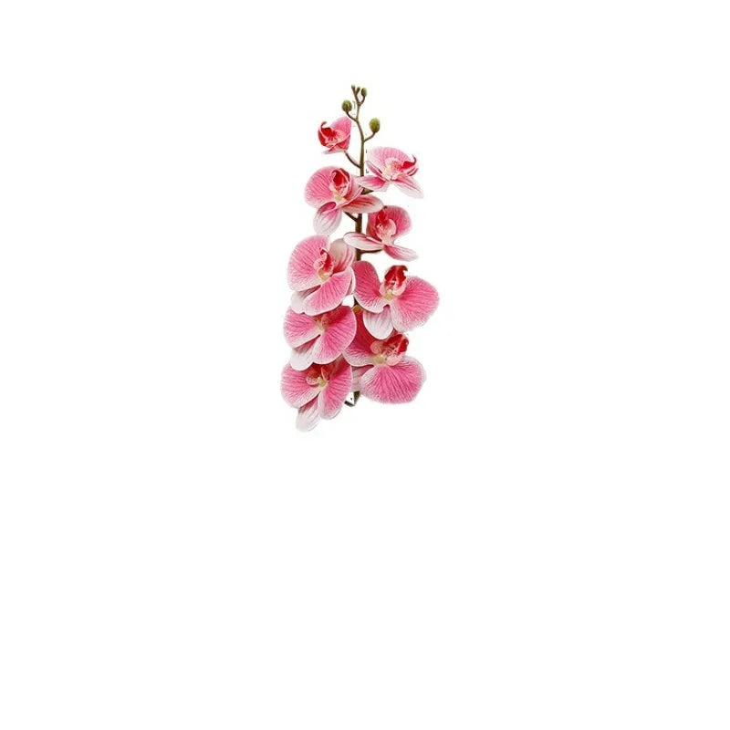 Artificial Butterfly Orchid Fake Phalaenopsis Flowers Artificial Orchid Stem Plants for Wedding Home Decoration