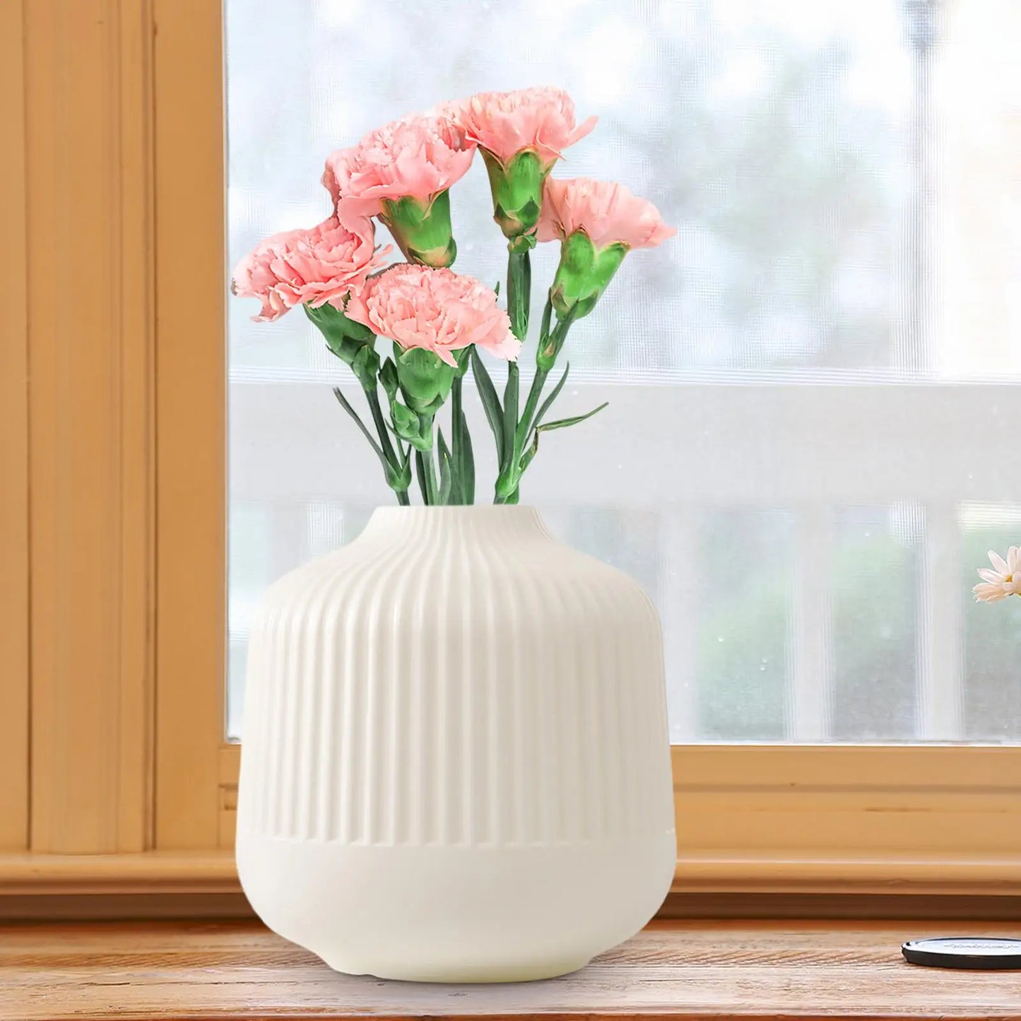 Modern Flower Vase Flower Pot Basket Nordic Home Decoration Vase Minimalist Vase for Home Table Office Bedroom Decors
