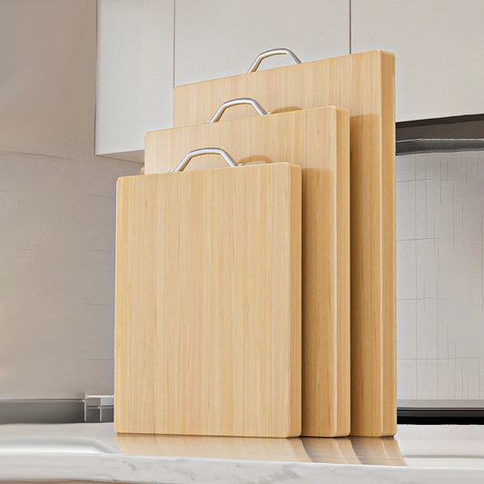 Kitchen bamboo cutting board knife board  rectangular cutting board thickened solid wood chopping board wood fruit cutting board