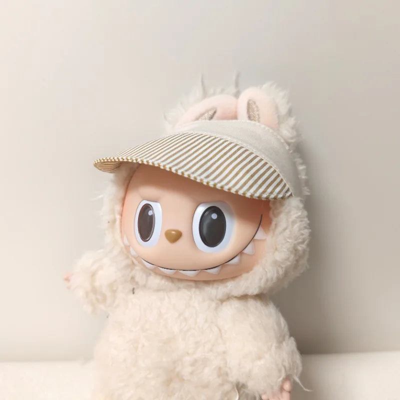 Labubu Ropa 3.0 Western Cowboy Jumpsuit with Hat Set for V1/V2 Labubu Outfit Cute Doll Clothes Accessories Trendy Gift