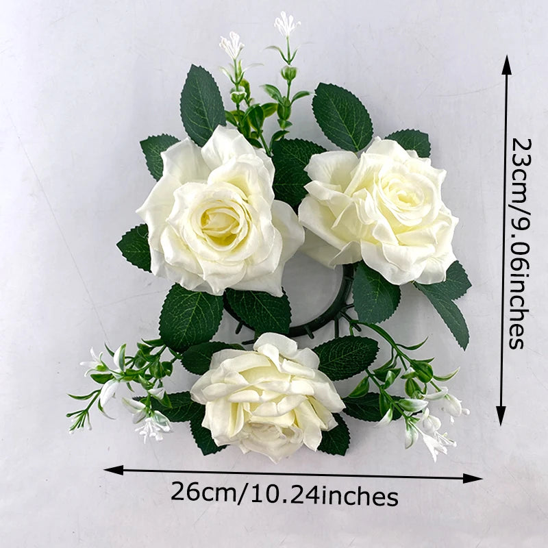 Flameless LED Candle Warm glowing decorative electric candles Home decorative candles for Ramadan Eid Festival Party Decor