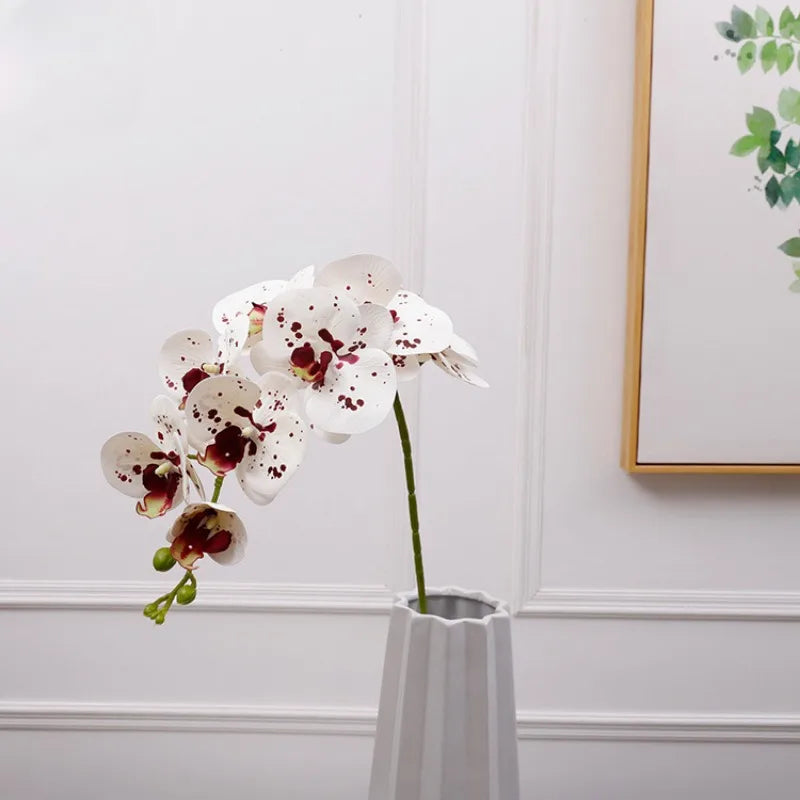Artificial Butterfly Orchid Fake Phalaenopsis Flowers Artificial Orchid Stem Plants for Wedding Home Decoration