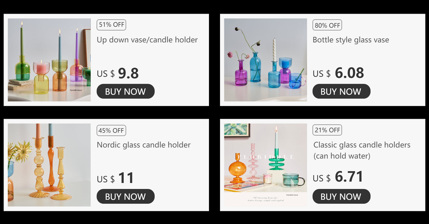 Transparent Vase Modern Home Decor Vase Decoration Home Wedding Clear Glass Vase Nordic Vases Set Hydroponic Vase
