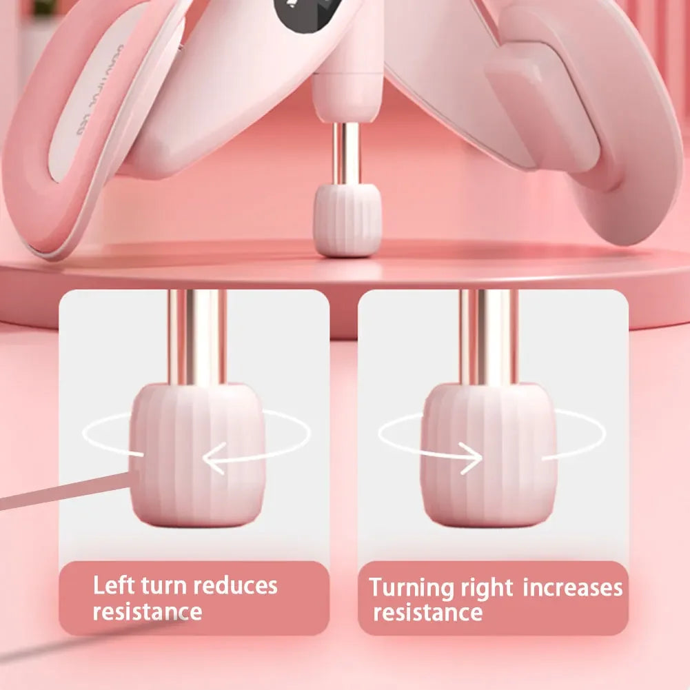Thigh Master Pelvic Floor Trainer 360 Degree Rotation with Counter Thigh Exerciser Kegel Exercises Device for Yoga Floor Muscle