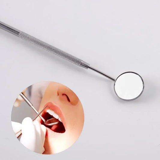 New Dental Mouth Mirrors Checking Eyelash Extension Makeup Mirrors Stainless Steel Teeth Whitening Clean Oral Eyelash