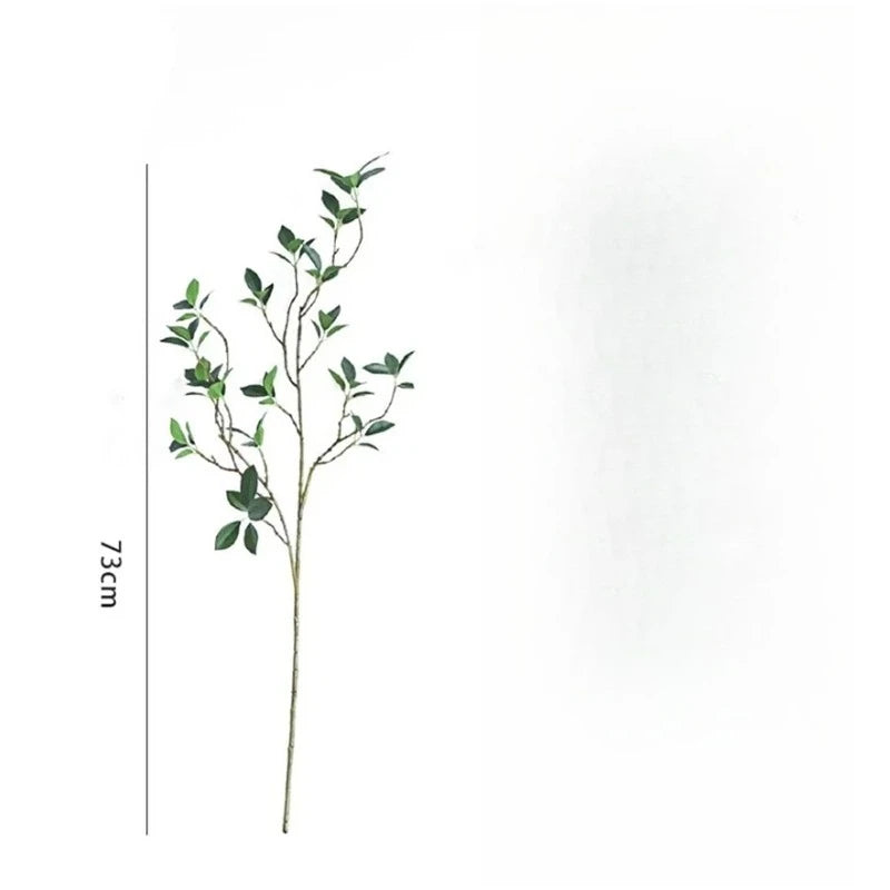 1PC Artificial Tenuifolia Ficus Tree Branch Fake Leaves Flower Home Decor Long Branch Table Home Wedding DIY Decoration Plants