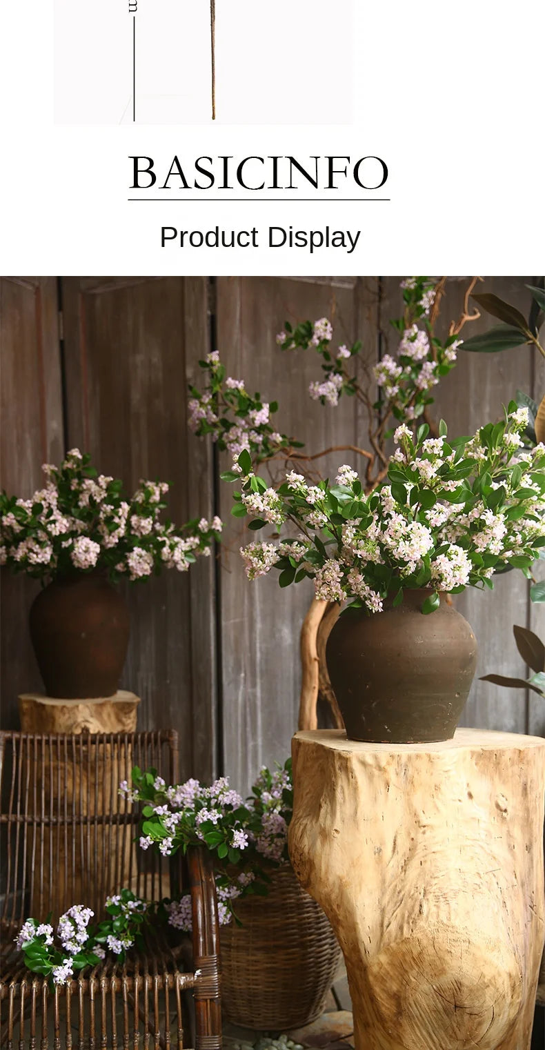 72cm Artificial Murraya Branch Flowers Fake Flowers Home Wedding Decoration Living Room Ornaments Flowers Home Decoration