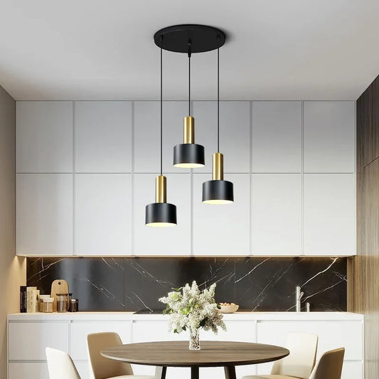 Lighting for Living Room Home Decor Nordic Simple Restaurant Three Chandeliers Luxury Modern Bedroom Bedside Long Table Bar Lamp