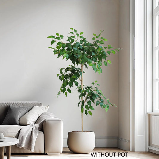 130-170CM New Artificial Ficus Plant banyan tree Branches Faux Tall Plant Ornament indoor Fake Plant For Home living room decor